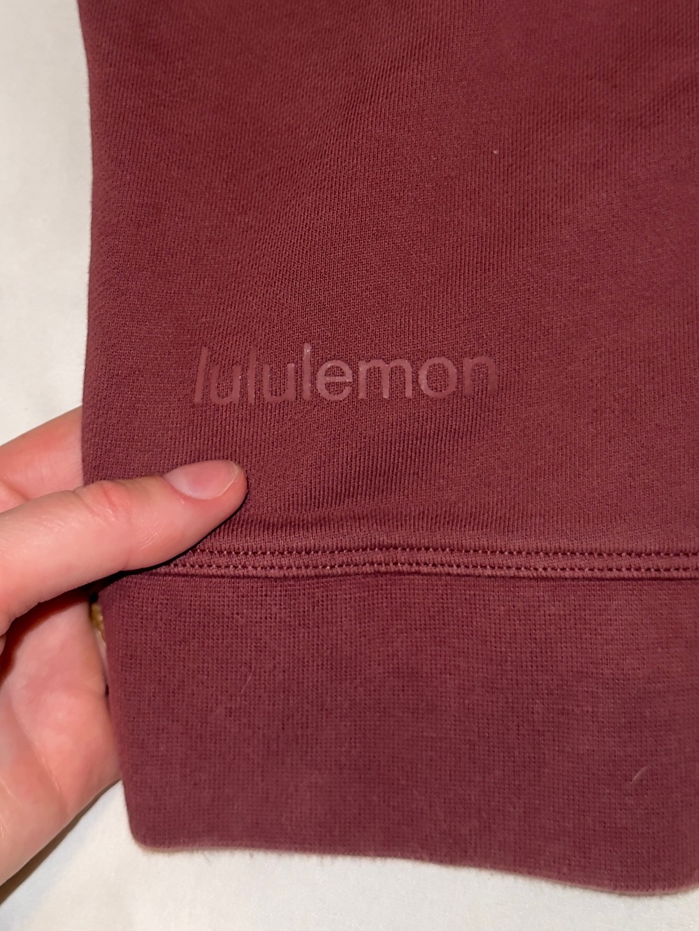 Lululemon Burgundy Crewneck